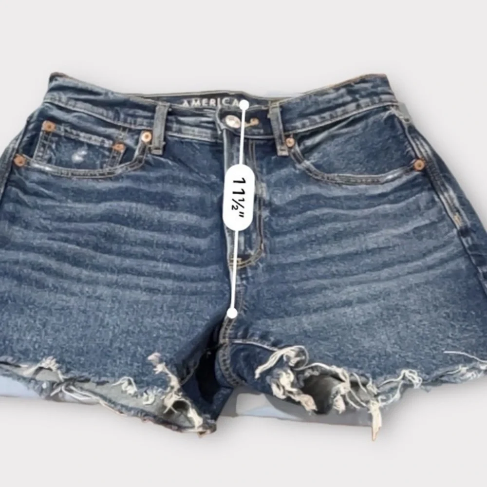 American Eagle Frayed Shorts Microshorts size 6